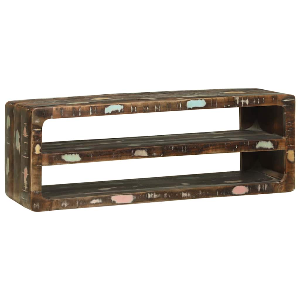 TV-kast Multikleur 100 x 32 x 36 cm Massief gerecycled hout is nu te koop bij PeponiXL, paradijselijk wonen!