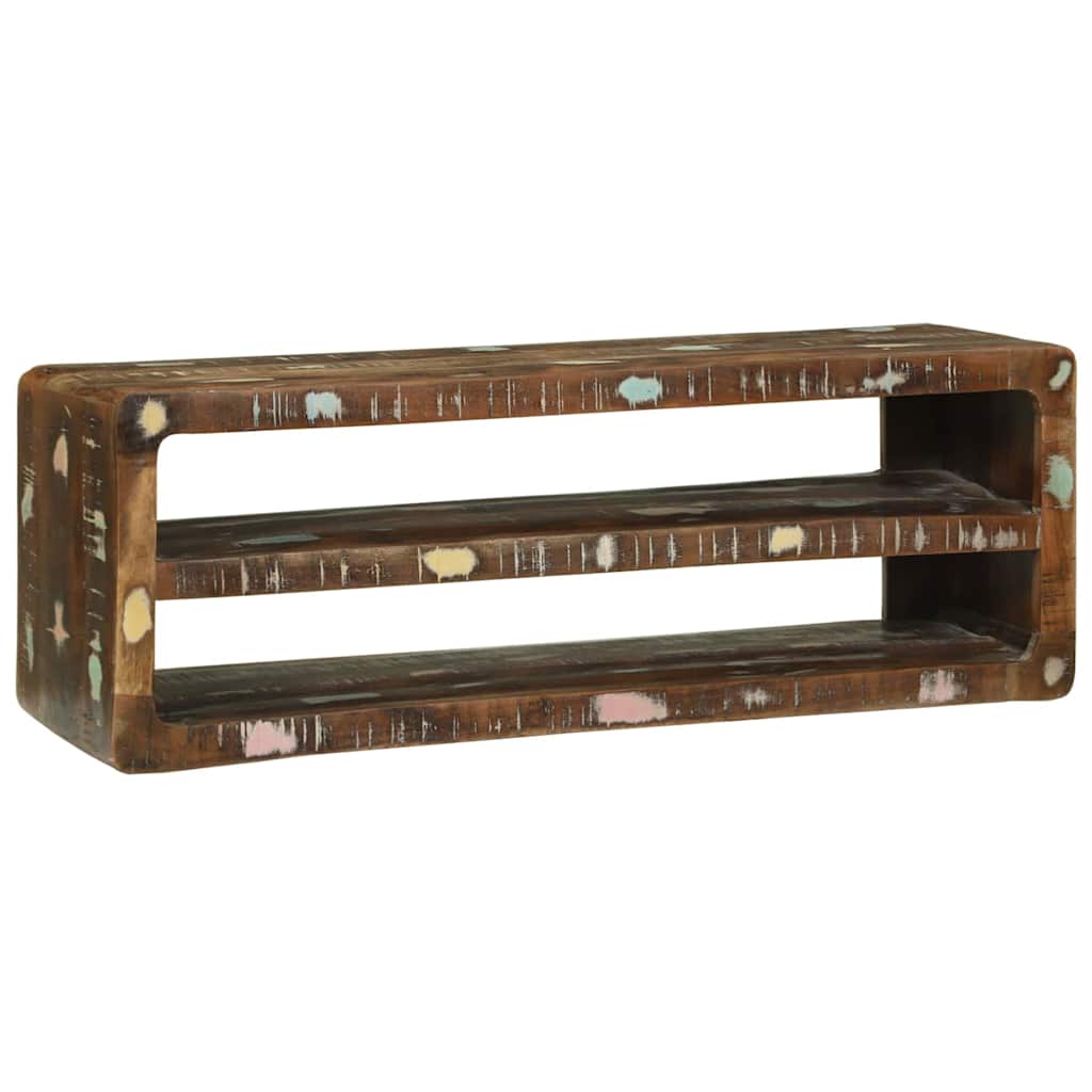 TV-kast Multikleur 100 x 32 x 36 cm Massief gerecycled hout is nu te koop bij PeponiXL, paradijselijk wonen!