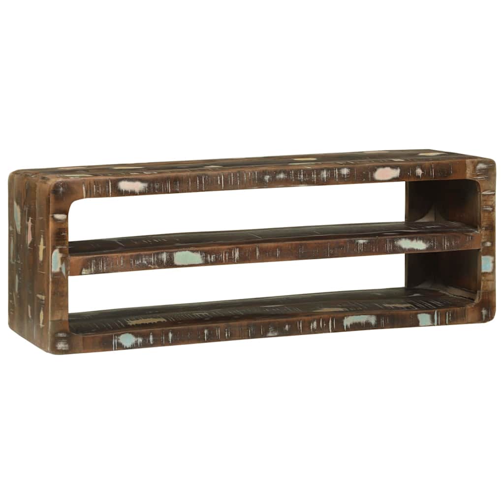 TV-kast Multikleur 100 x 32 x 36 cm Massief gerecycled hout is nu te koop bij PeponiXL, paradijselijk wonen!