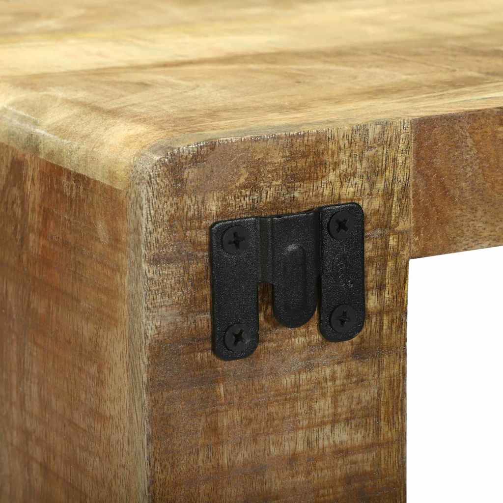 TV-kast met plank Bruin 36 x 30 x 54 cm Massief mangohout is nu te koop bij PeponiXL, paradijselijk wonen!
