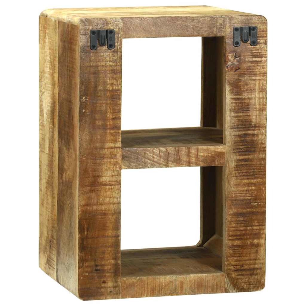 TV-kast met plank Bruin 36 x 30 x 54 cm Massief mangohout is nu te koop bij PeponiXL, paradijselijk wonen!