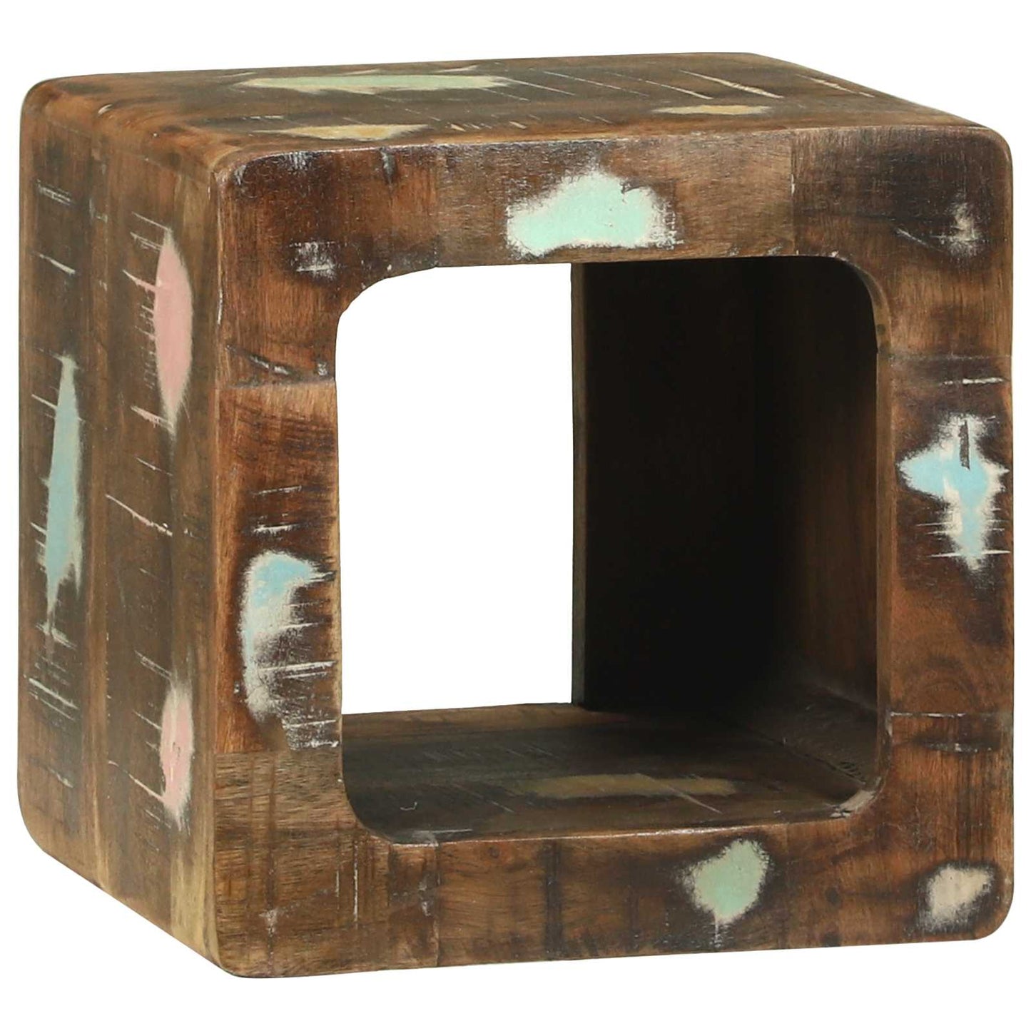 TV Eenheden met plank 2 pcs Multikleur Massief Gerecycled Hout is nu te koop bij PeponiXL, paradijselijk wonen!