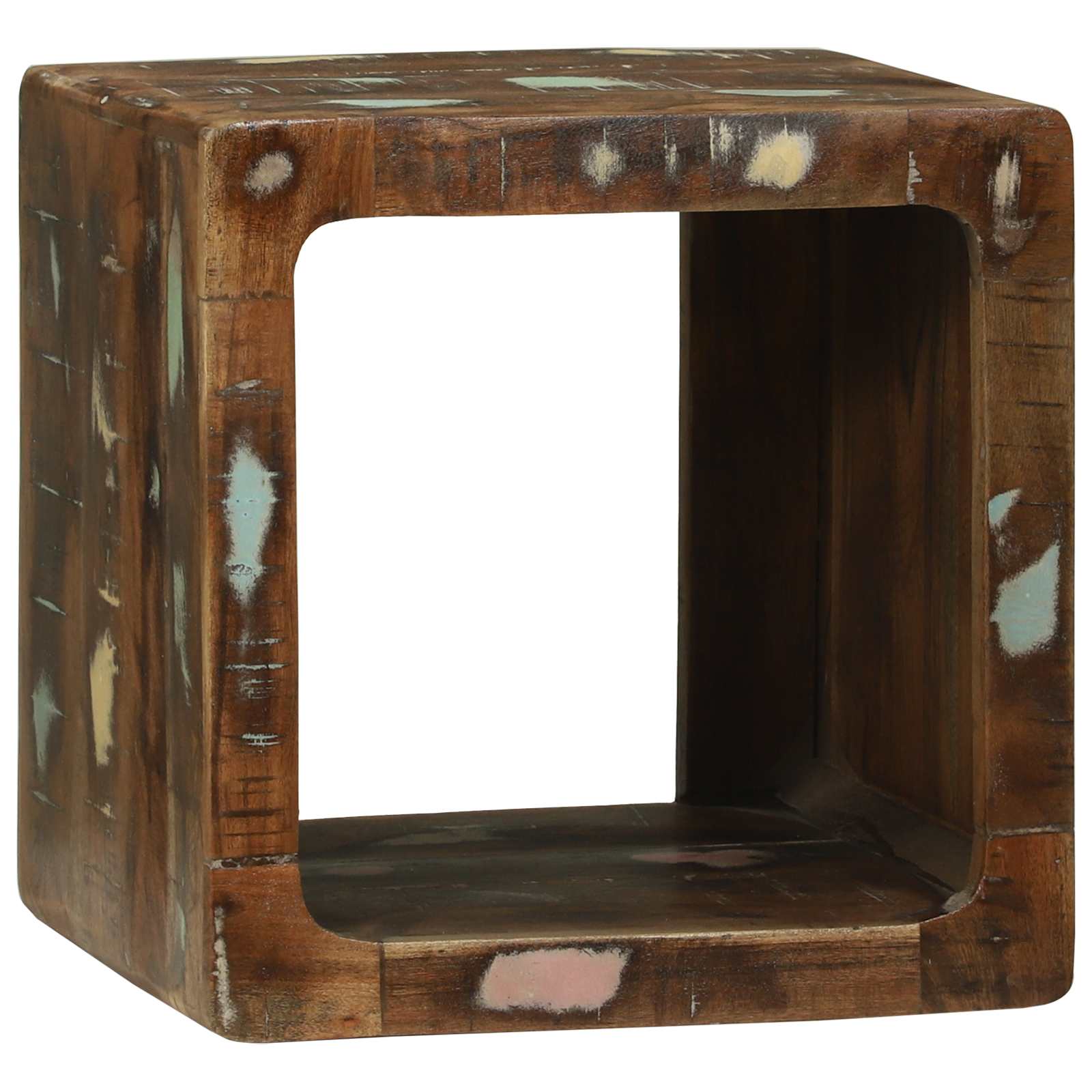 TV Eenheden met plank 2 pcs Multikleur Massief Gerecycled Hout is nu te koop bij PeponiXL, paradijselijk wonen!