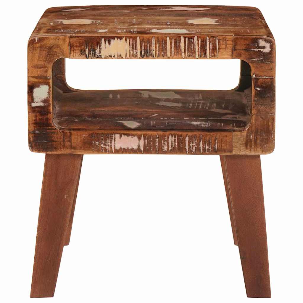 Bijzettafel Bruin 40 x 32 x 46 cm Massief Gerecycled Hout is nu te koop bij PeponiXL, paradijselijk wonen!