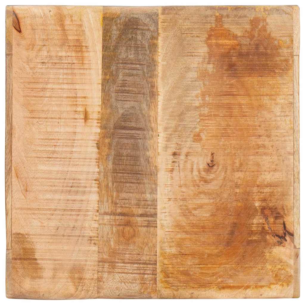 Bijzettafel met plank Bruin 40 x 40 x 49 cm Massief Mango Hout is nu te koop bij PeponiXL, paradijselijk wonen!