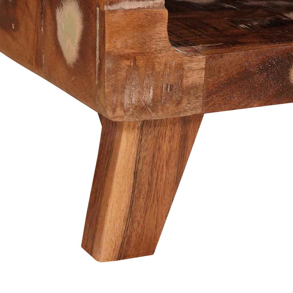 Bijzettafel Bruin 40 x 40 x 49 cm Massief Gerecycled Hout is nu te koop bij PeponiXL, paradijselijk wonen!