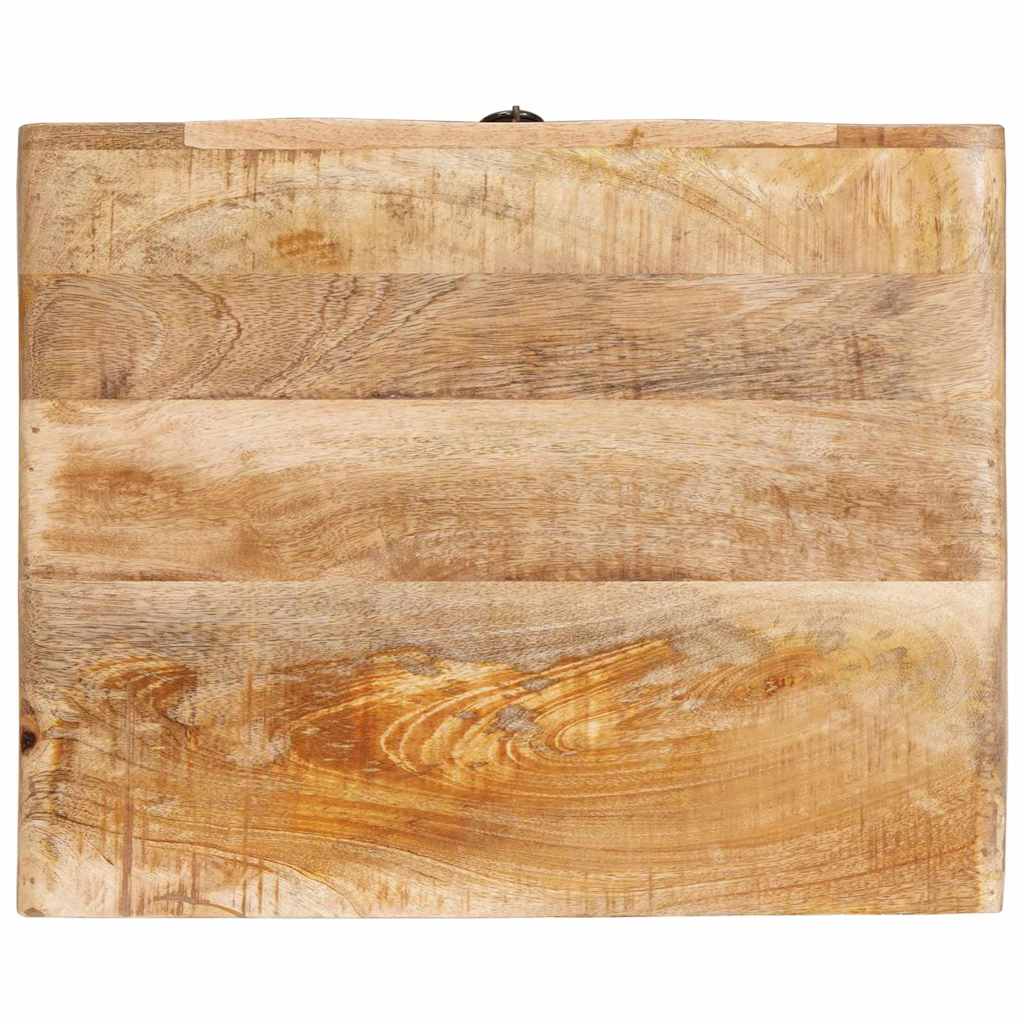 Bijzettafel met lade Bruin 40 x 32 x 46 cm Massief Mango Hout is nu te koop bij PeponiXL, paradijselijk wonen!