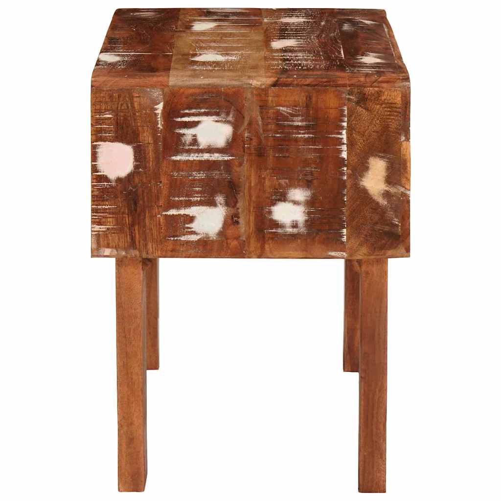 Bijzettafel Bruin 40 x 32 x 46 cm Massief Gerecycled Hout is nu te koop bij PeponiXL, paradijselijk wonen!