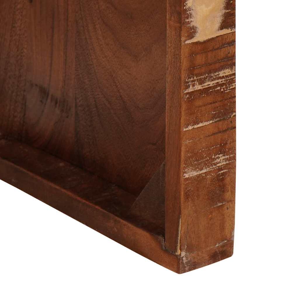 Nesttafel 3 pcs Bruin Massief Gerecycled Hout is nu te koop bij PeponiXL, paradijselijk wonen!