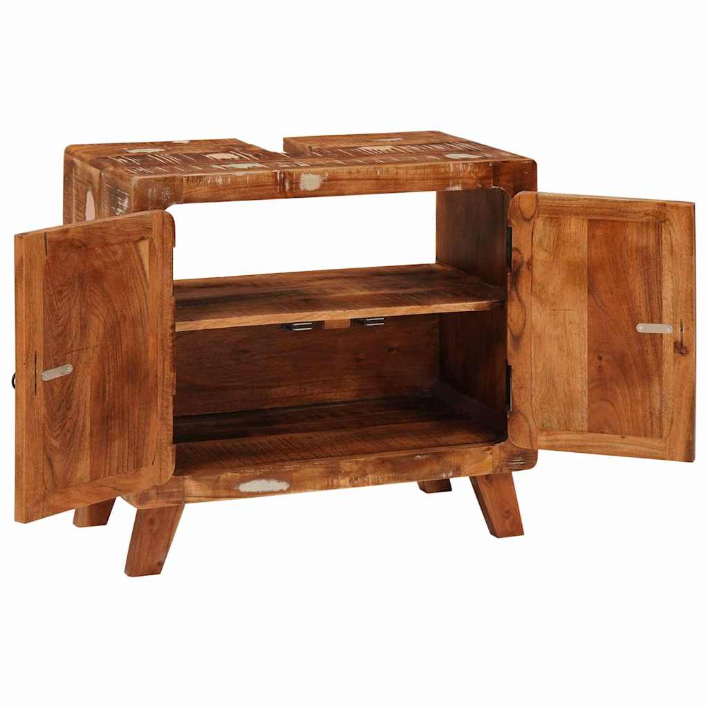 Badkamerkast Massief gerecycled hout en engineered hout is nu te koop bij PeponiXL, paradijselijk wonen!