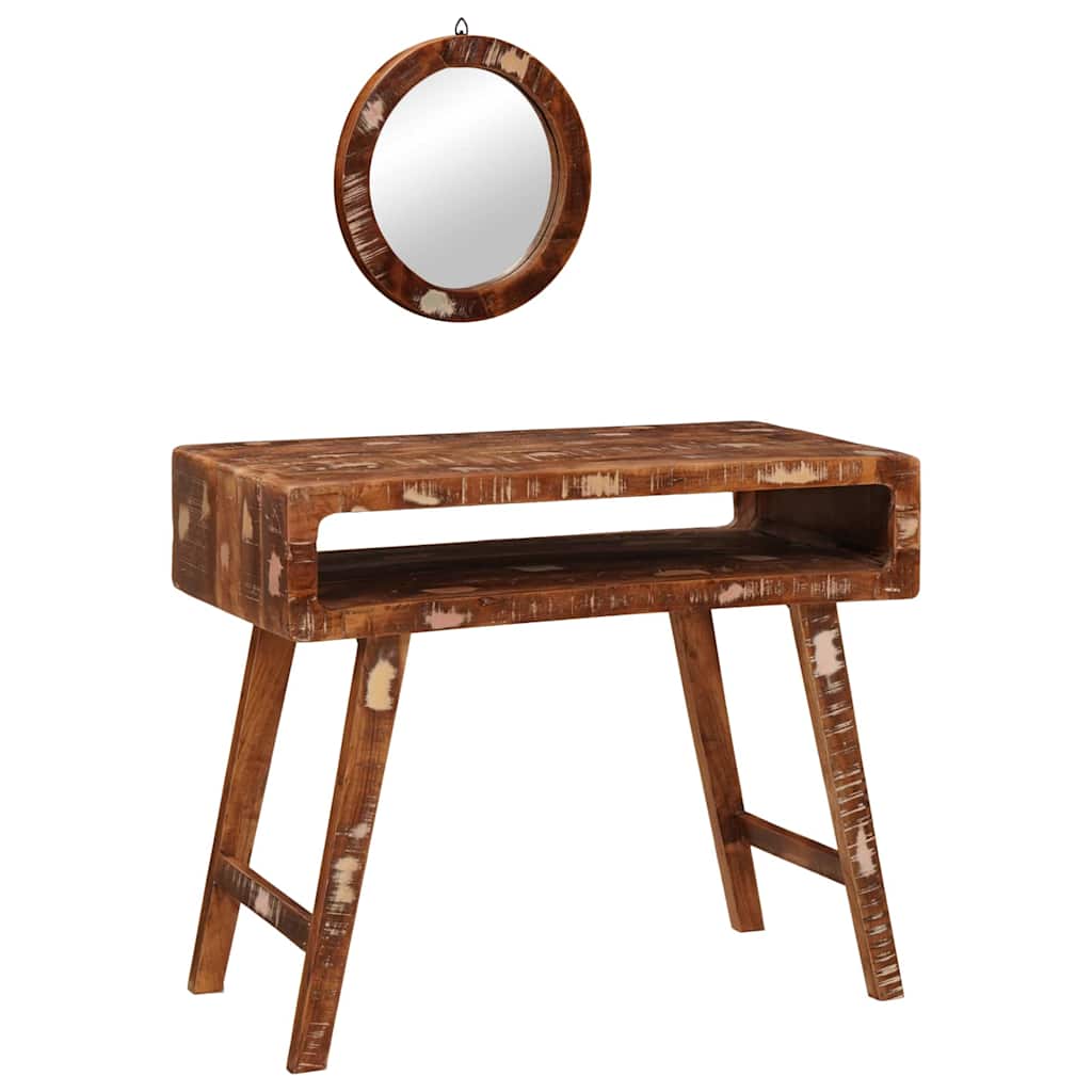 Plafondtafel Bruin 90 x 76 x 45 cm Massief Gerecycled Hout is nu te koop bij PeponiXL, paradijselijk wonen!