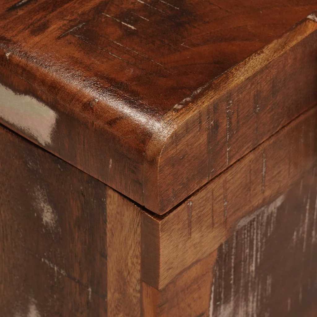 Opbergbox met opslag 70 x 35 x 40 cm massief gerecycled hout is nu te koop bij PeponiXL, paradijselijk wonen!