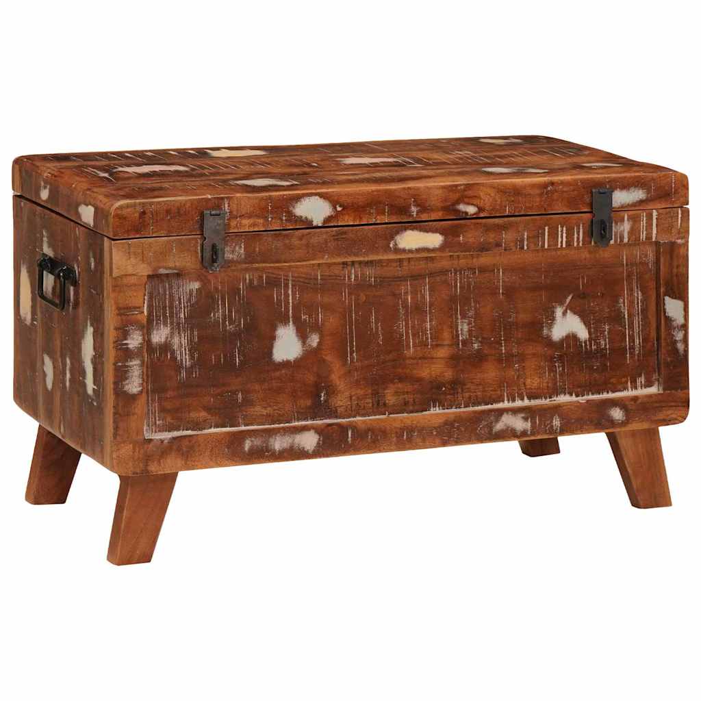Opbergbox met opslag 70 x 35 x 40 cm massief gerecycled hout is nu te koop bij PeponiXL, paradijselijk wonen!