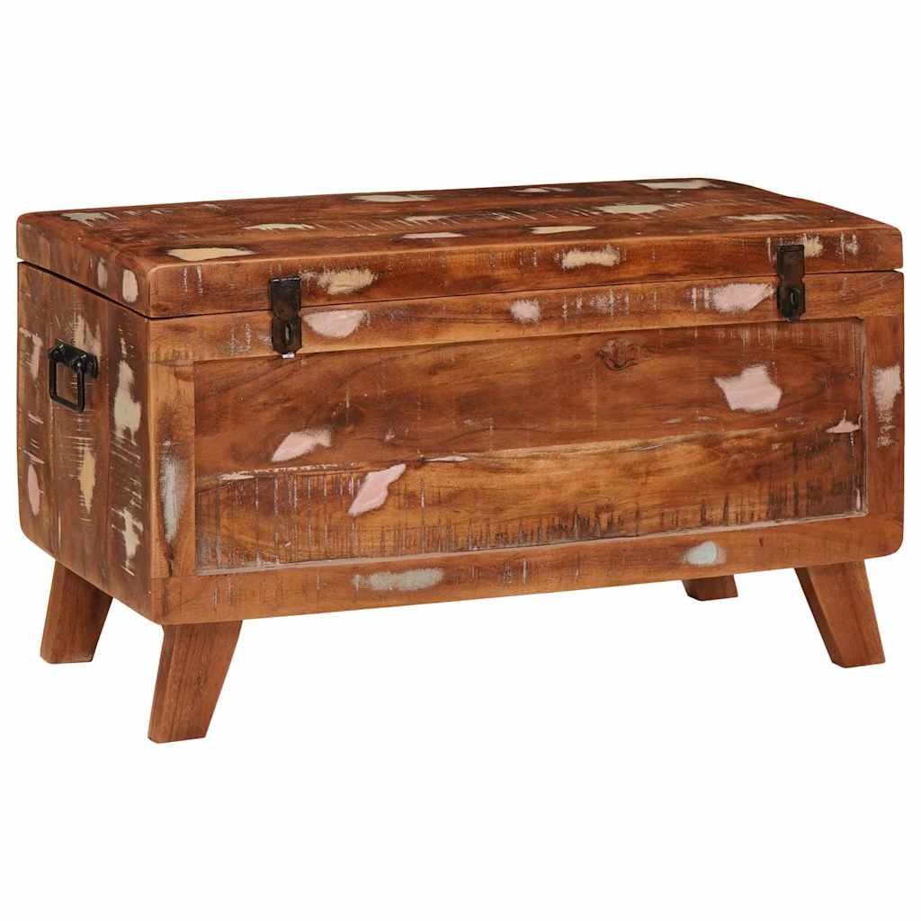 Opbergbox met opslag 70 x 35 x 40 cm massief gerecycled hout is nu te koop bij PeponiXL, paradijselijk wonen!