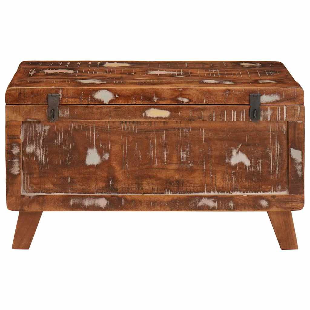 Opbergbox met opslag 70 x 35 x 40 cm massief gerecycled hout is nu te koop bij PeponiXL, paradijselijk wonen!