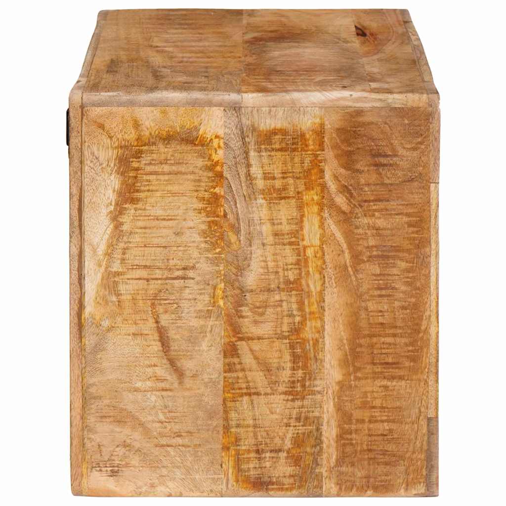 Wijnrek met opslag Bruin 44 x 30 x 35 cm Massief Mango Hout is nu te koop bij PeponiXL, paradijselijk wonen!