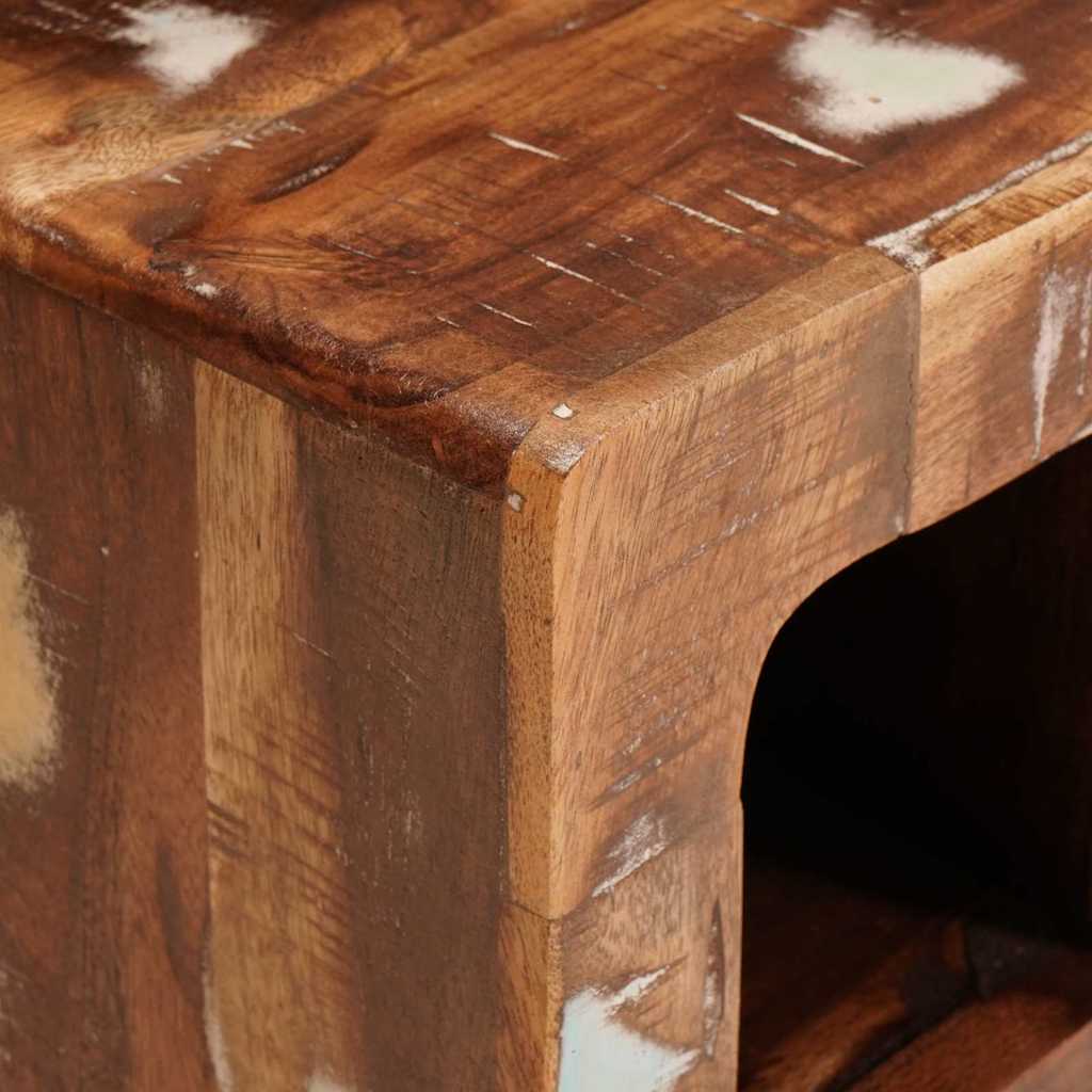 Wijnrek Bruin 44 x 30 x 35 cm Massief Gerecycled Hout is nu te koop bij PeponiXL, paradijselijk wonen!