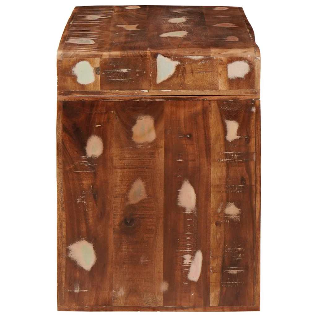 Bijzettafel Bruin 60 x 35 x 46 cm Massief Gerecycled Hout is nu te koop bij PeponiXL, paradijselijk wonen!