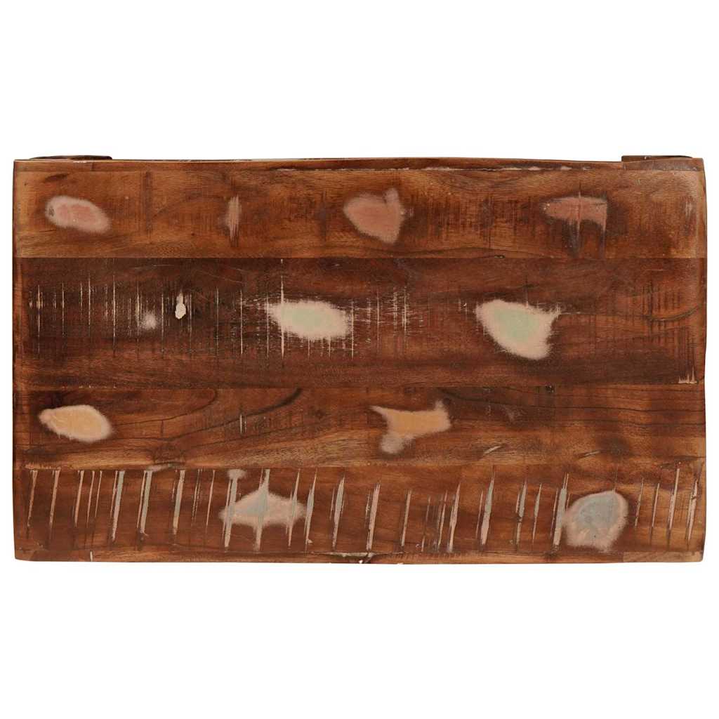 Bijzettafel Bruin 60 x 35 x 46 cm Massief Gerecycled Hout is nu te koop bij PeponiXL, paradijselijk wonen!