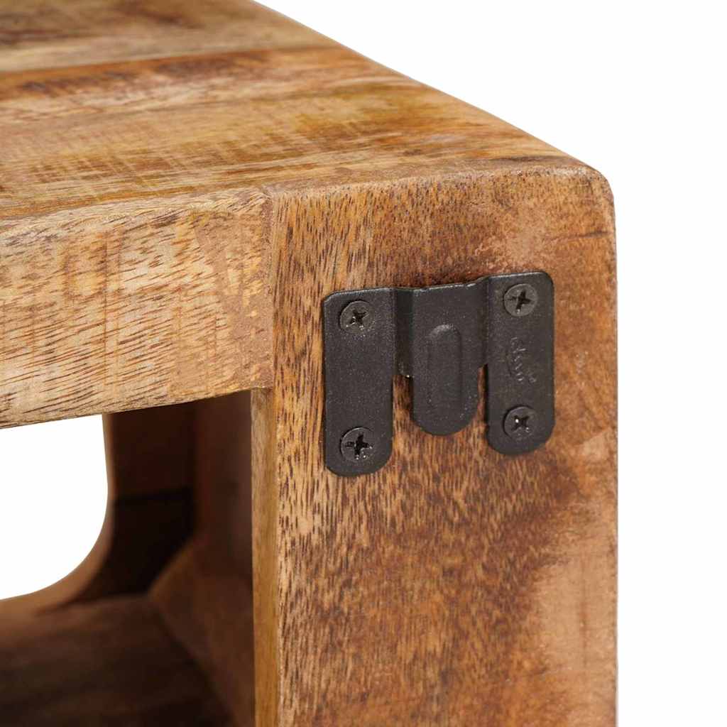 Nachtkastje 2 pcs Bruin 45 x 30 x 24 cm Massief Mango Hout is nu te koop bij PeponiXL, paradijselijk wonen!