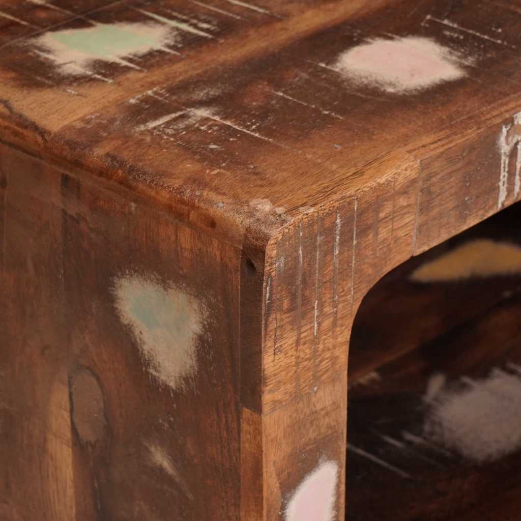 Nachtkastje 2 pcs Bruin 45 x 30 x 24 cm Massief Gerecycled Hout is nu te koop bij PeponiXL, paradijselijk wonen!