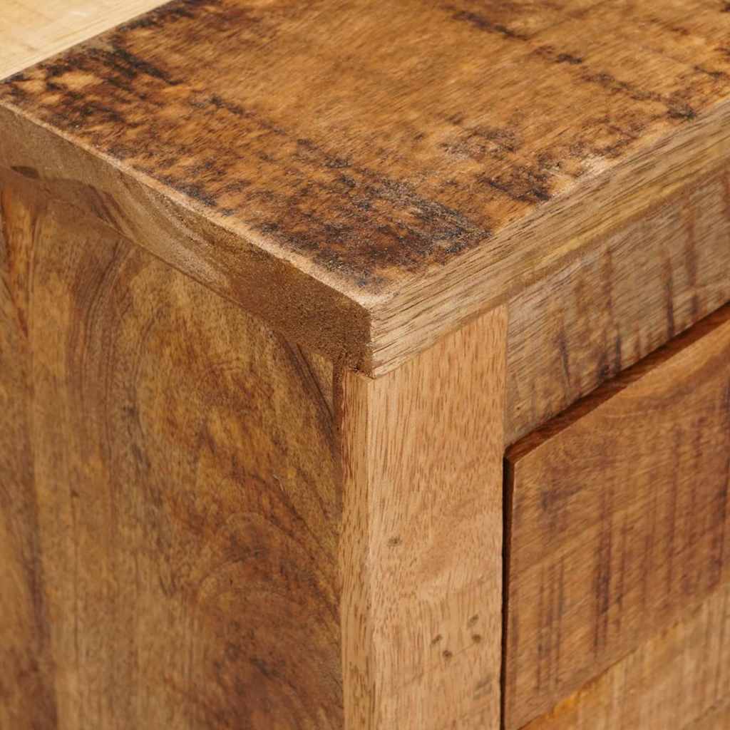 Bijzetkast met lade Bruin 70 x 38 x 63 cm massief mangohout is nu te koop bij PeponiXL, paradijselijk wonen!