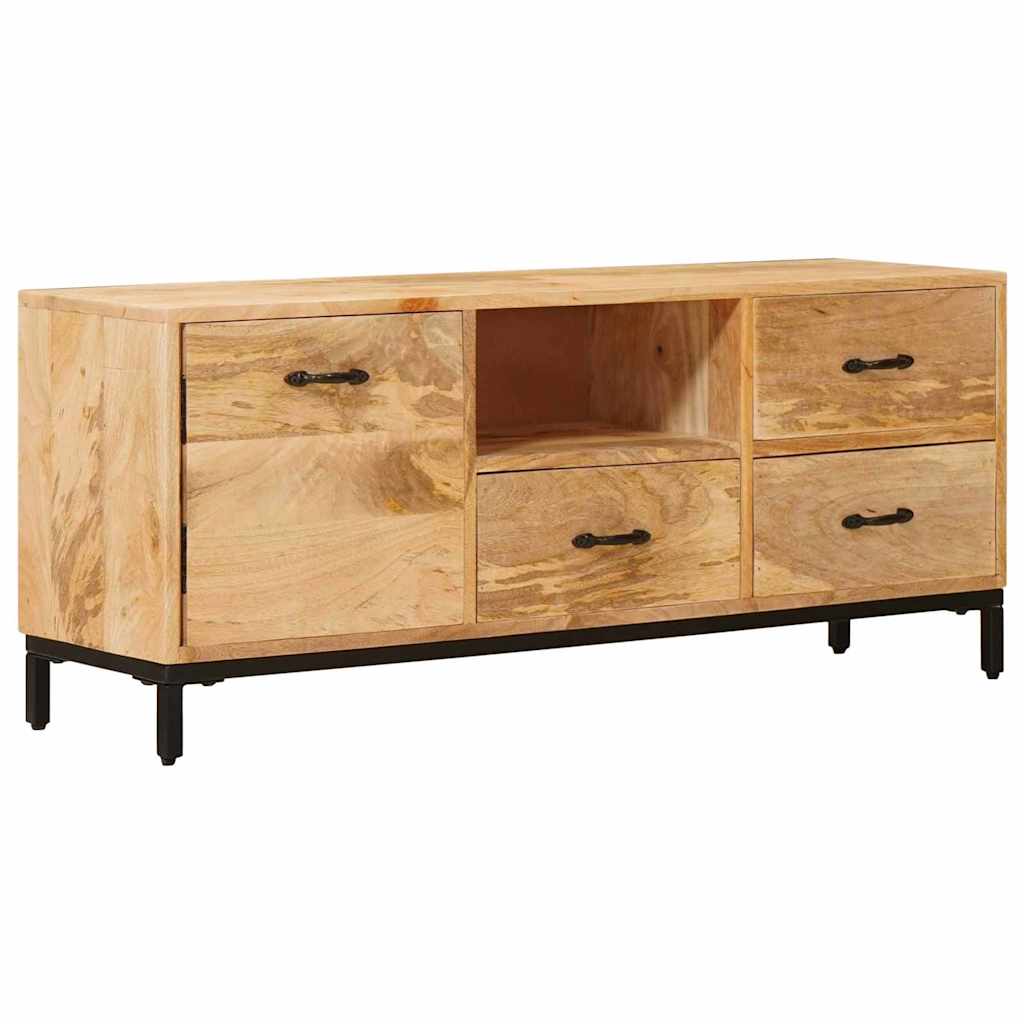 Tv-meubels met lade Bruin 110 x 30 x 46 cm Massief Mango Hout is nu te koop bij PeponiXL, paradijselijk wonen!