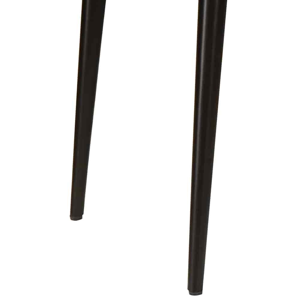 Eettafels Bruin en zwart 110 x 55 x 78 cm Massief Mango Hout is nu te koop bij PeponiXL, paradijselijk wonen!