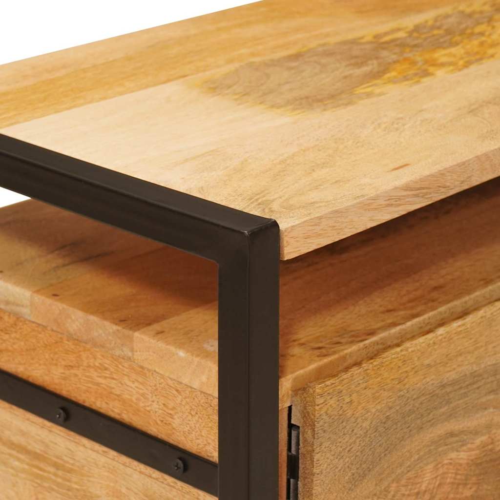 Opslagkasten met lade Bruin 110 x 30 x 40 cm Massief Mango Hout is nu te koop bij PeponiXL, paradijselijk wonen!