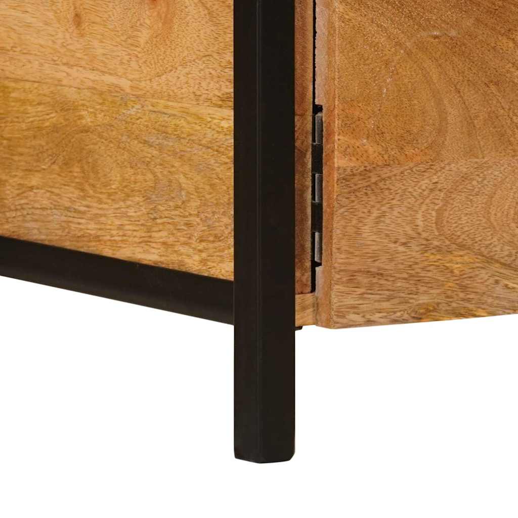 Opslagkasten met lade Bruin 110 x 30 x 40 cm Massief Mango Hout is nu te koop bij PeponiXL, paradijselijk wonen!