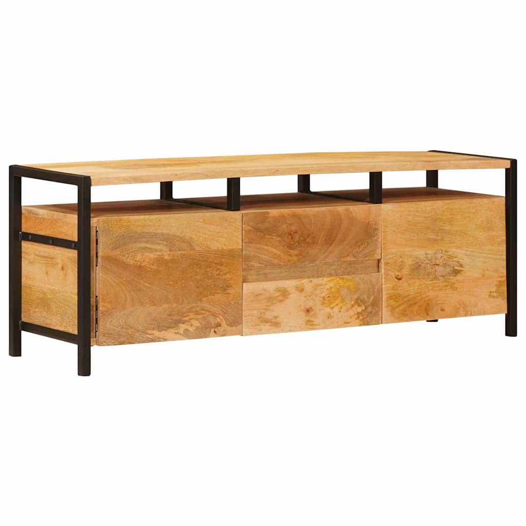 Opslagkasten met lade Bruin 110 x 30 x 40 cm Massief Mango Hout is nu te koop bij PeponiXL, paradijselijk wonen!