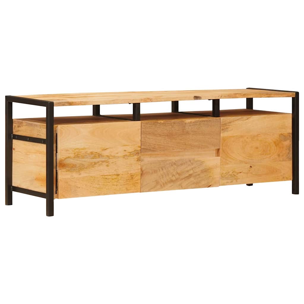 Opslagkasten met lade Bruin 110 x 30 x 40 cm Massief Mango Hout is nu te koop bij PeponiXL, paradijselijk wonen!
