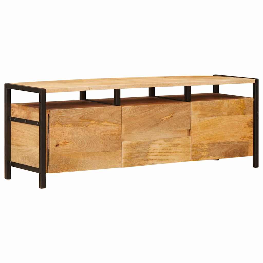 Opslagkasten met lade Bruin 110 x 30 x 40 cm Massief Mango Hout is nu te koop bij PeponiXL, paradijselijk wonen!