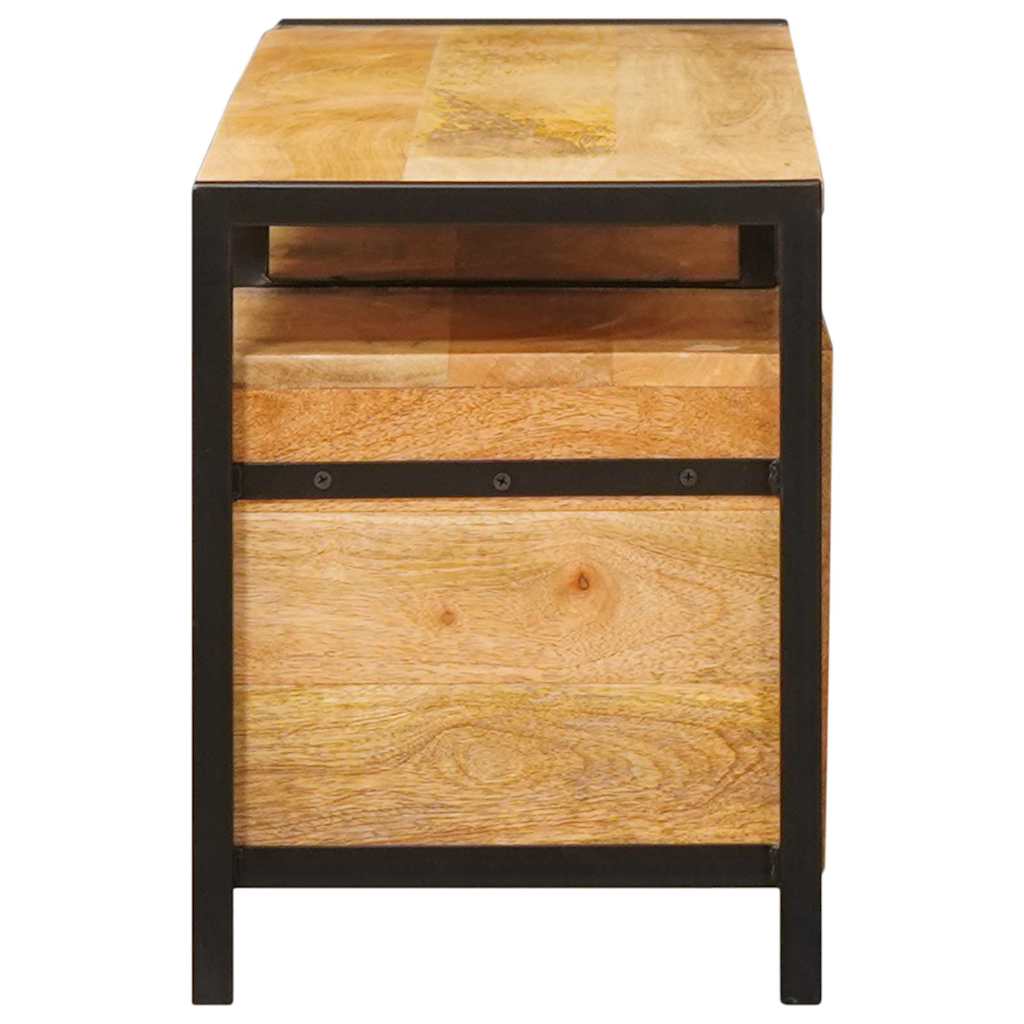 Opslagkasten met lade Bruin 110 x 30 x 40 cm Massief Mango Hout is nu te koop bij PeponiXL, paradijselijk wonen!
