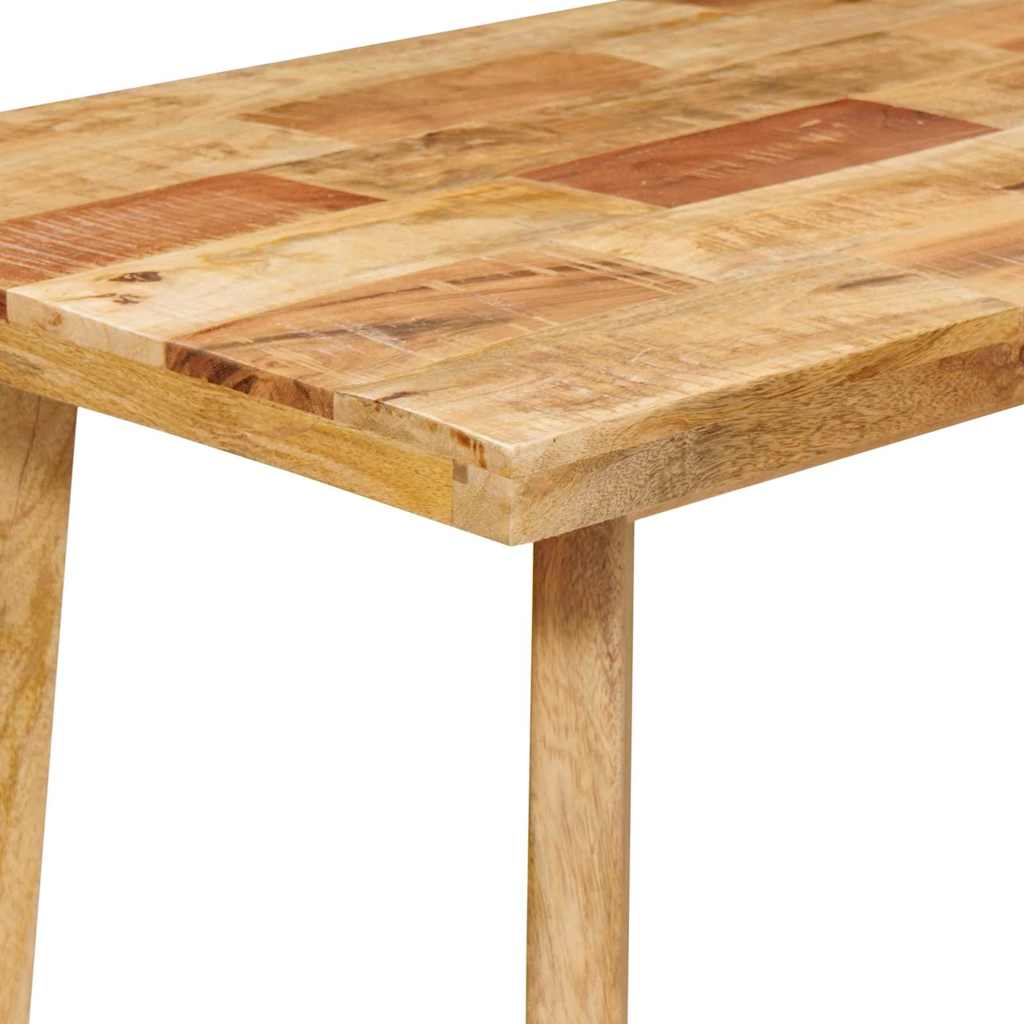 Eettafel Naturel 100 x 55 x 75 cm Massief Mango Hout is nu te koop bij PeponiXL, paradijselijk wonen!