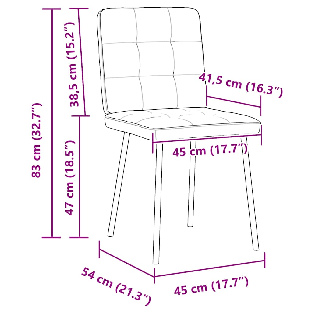 Eetkamerstoelen 2 st fluweel blauw is nu te koop bij PeponiXL, paradijselijk wonen!