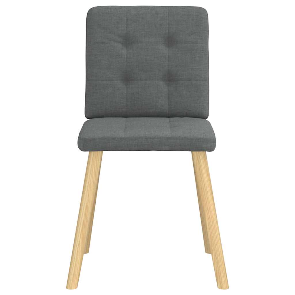 Eetkamerstoelen 2 st stof donkergrijs is nu te koop bij PeponiXL, paradijselijk wonen!