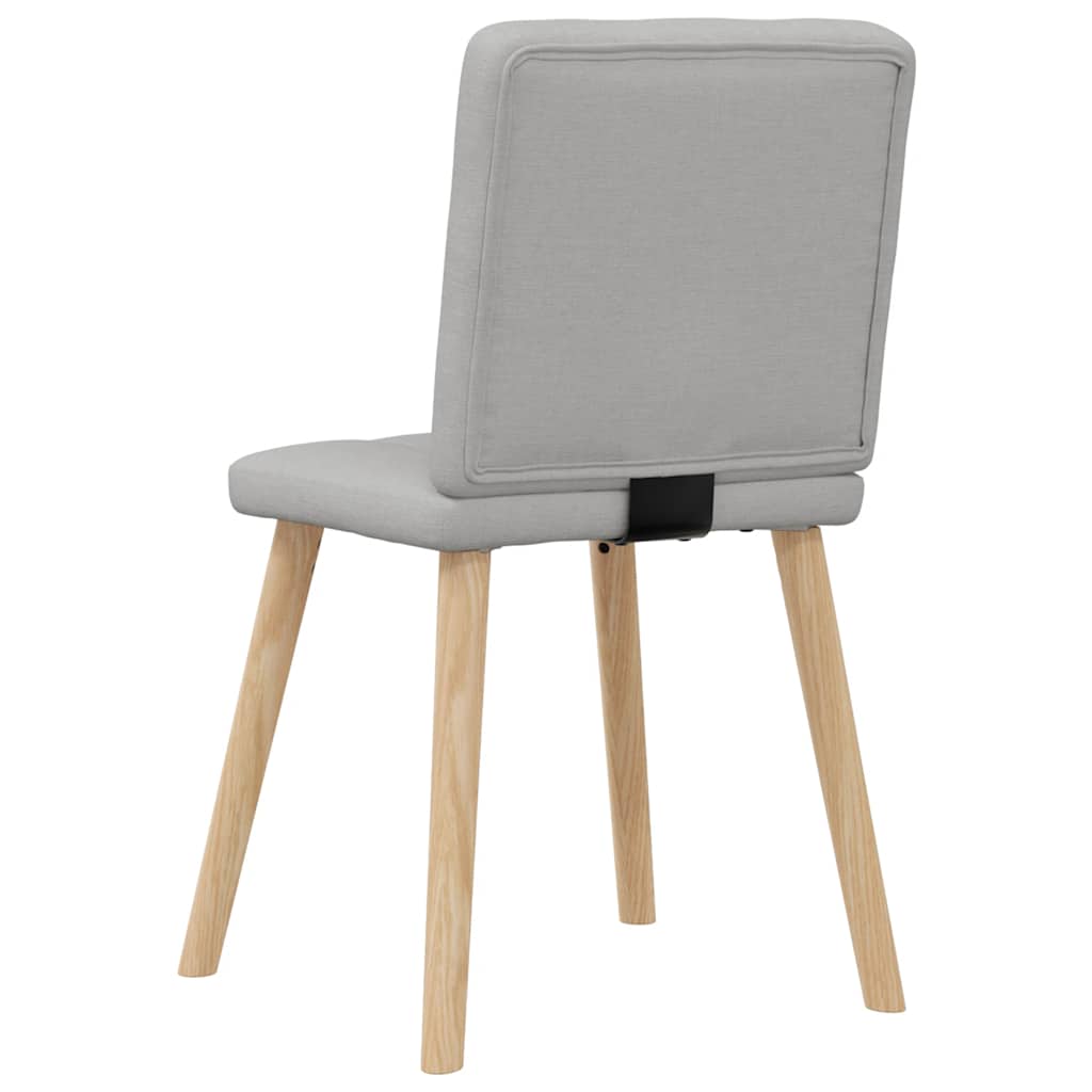 Eetkamerstoelen 2 st stof wolk grijs is nu te koop bij PeponiXL, paradijselijk wonen!