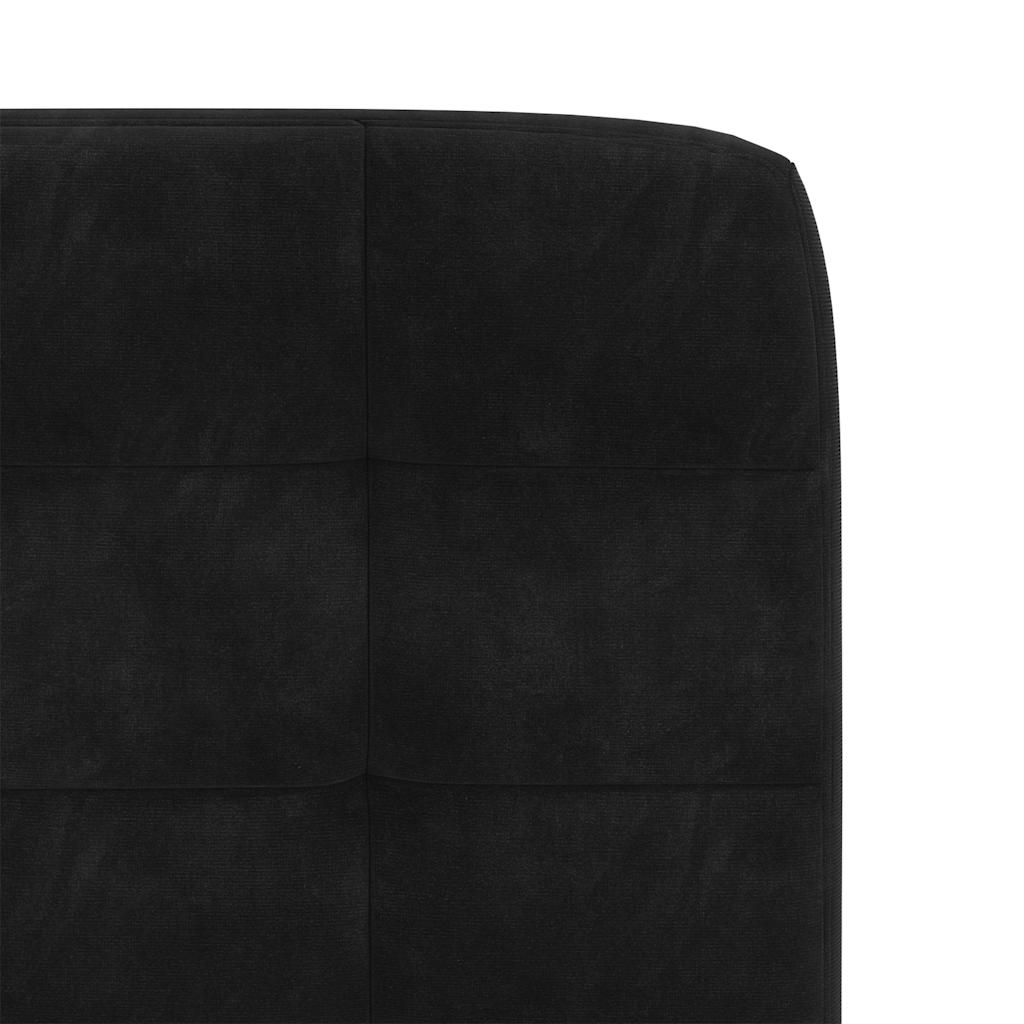Eetkamerstoelen 2 st fluweel zwart is nu te koop bij PeponiXL, paradijselijk wonen!