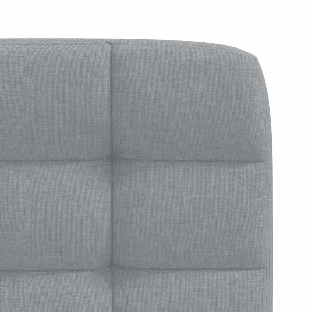 Eetkamerstoelen 2 st stof lichtgrijs is nu te koop bij PeponiXL, paradijselijk wonen!