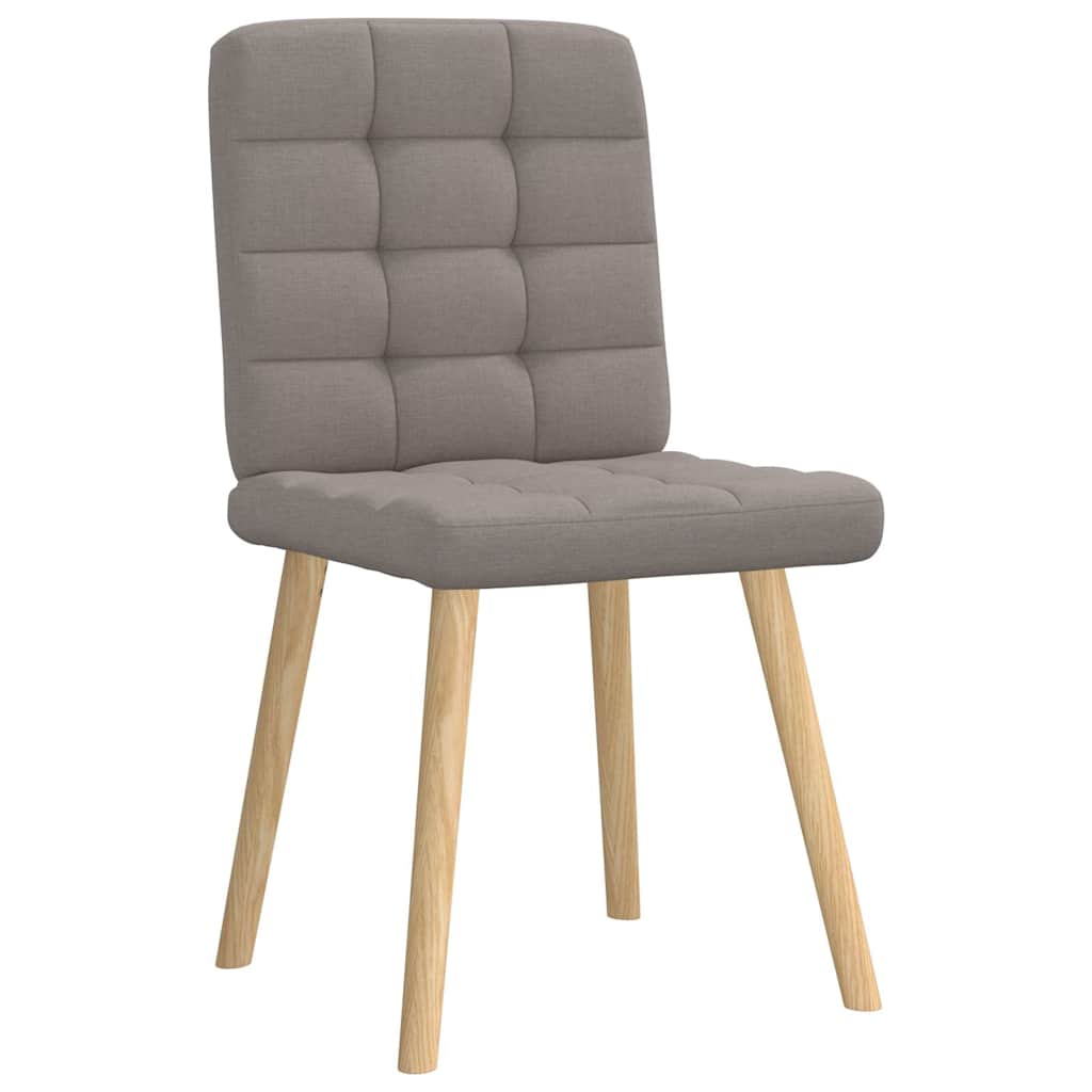 Eetkamerstoelen draaibaar 2 st stof taupe is nu te koop bij PeponiXL, paradijselijk wonen!