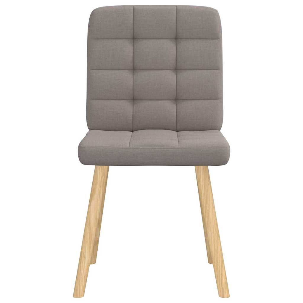 Eetkamerstoelen draaibaar 2 st stof taupe is nu te koop bij PeponiXL, paradijselijk wonen!