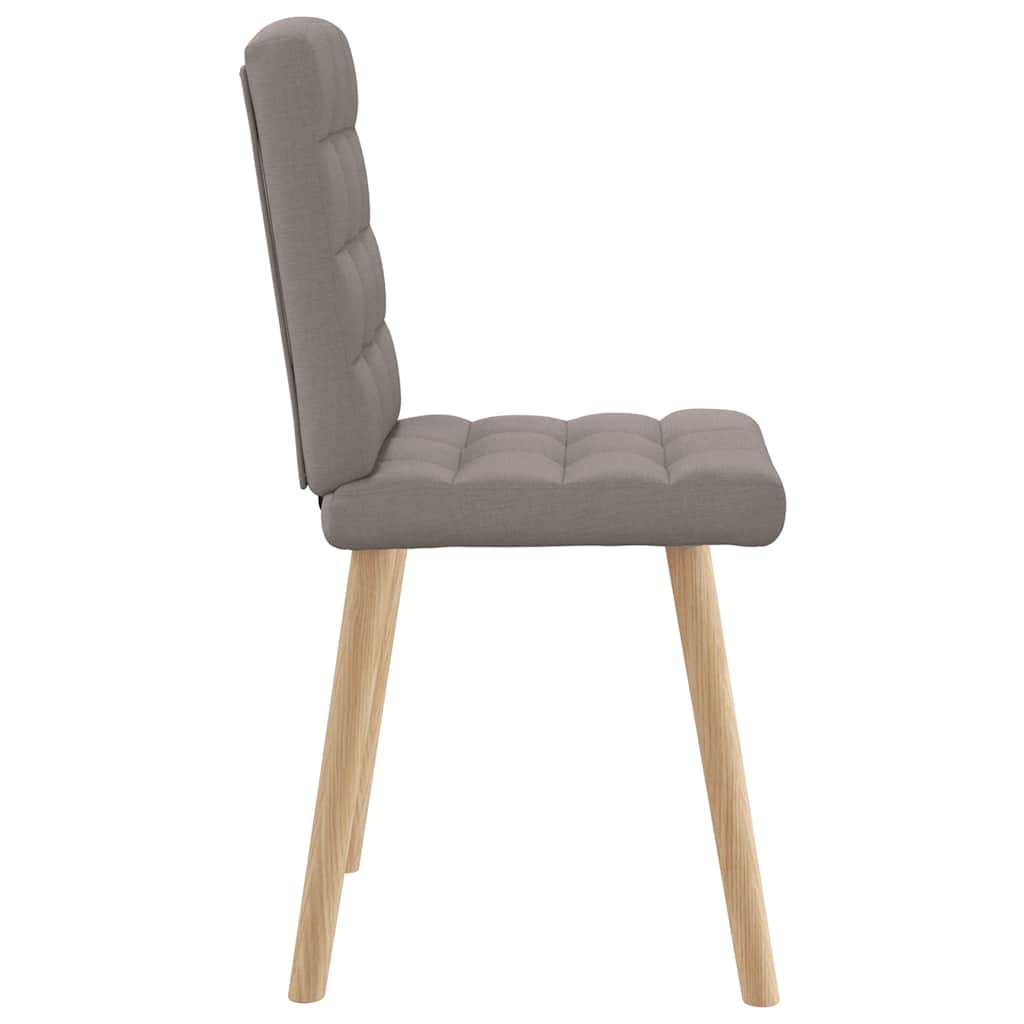 Eetkamerstoelen draaibaar 2 st stof taupe is nu te koop bij PeponiXL, paradijselijk wonen!