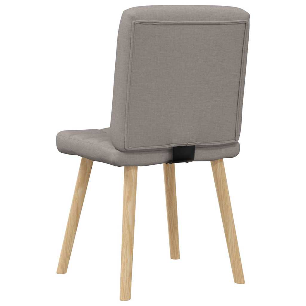 Eetkamerstoelen draaibaar 2 st stof taupe is nu te koop bij PeponiXL, paradijselijk wonen!