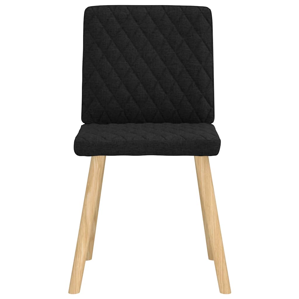 Eetkamerstoelen 2 st stof zwart is nu te koop bij PeponiXL, paradijselijk wonen!