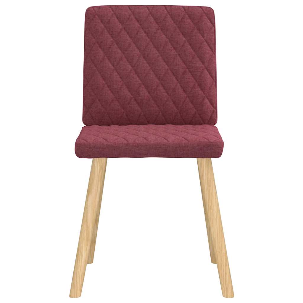 Eetkamerstoelen 2 st stof wijnrood is nu te koop bij PeponiXL, paradijselijk wonen!
