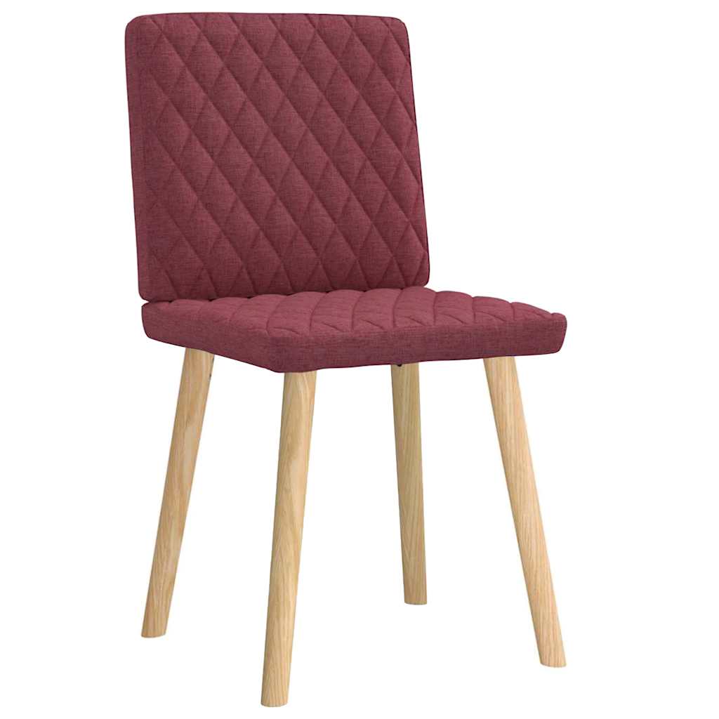 Eetkamerstoelen 2 st stof wijnrood is nu te koop bij PeponiXL, paradijselijk wonen!