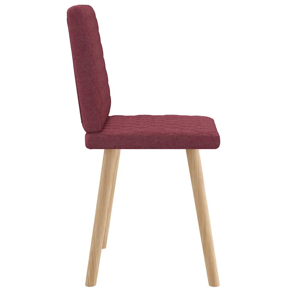 Eetkamerstoelen 2 st stof wijnrood is nu te koop bij PeponiXL, paradijselijk wonen!
