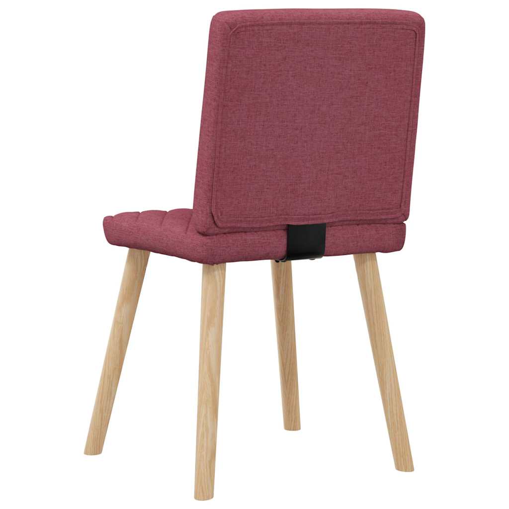 Eetkamerstoelen 2 st stof wijnrood is nu te koop bij PeponiXL, paradijselijk wonen!