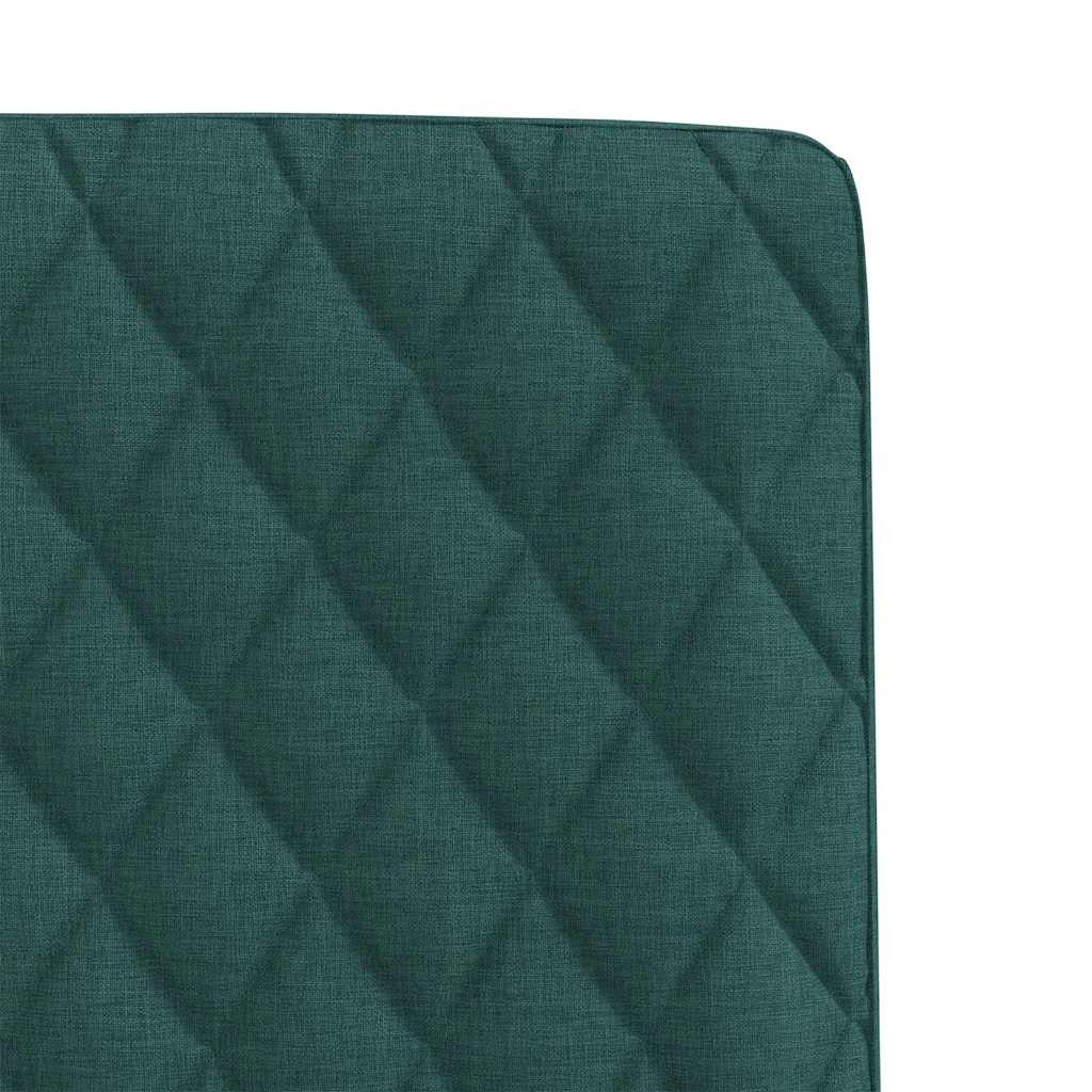 Eetkamerstoelen 2 st stof donkergroen is nu te koop bij PeponiXL, paradijselijk wonen!